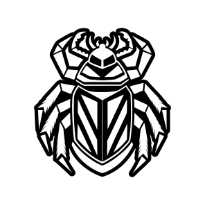 Beetle, Insect Logo, Weevil, Bug, Creature,vector icon