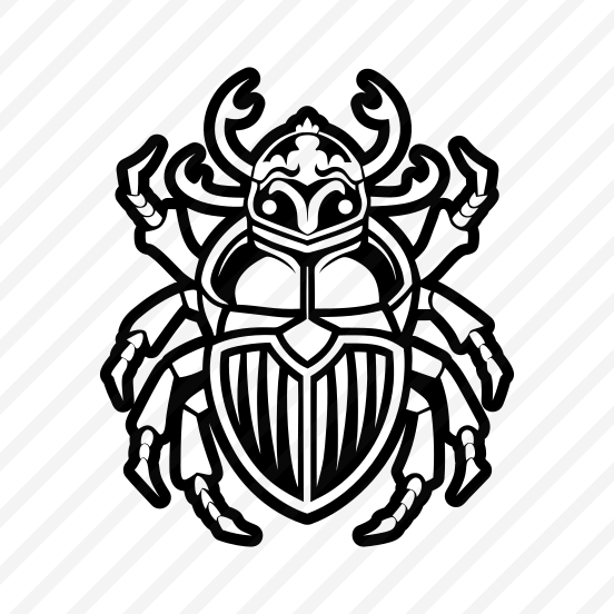 Beetle, Insect Mascot, Weevil, Bug, Creature,vector preview
