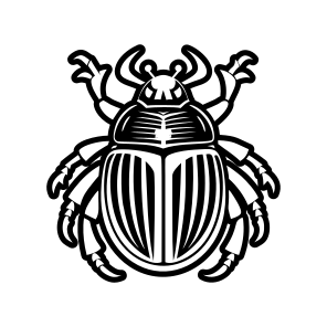Beetle Logo, Weevil, Bug, Insect, Creature,flat icon