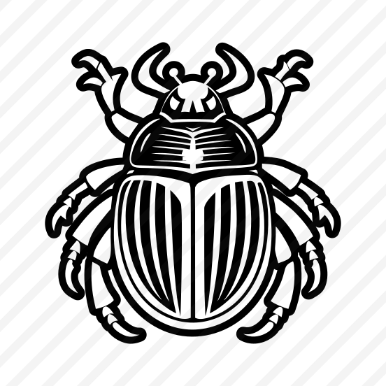 Beetle Logo, Weevil, Bug, Insect, Creature,flat preview