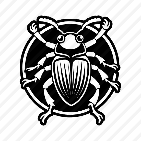 Beetle Logo, Weevil, Bug, Insect, Creature,simple Icon preview