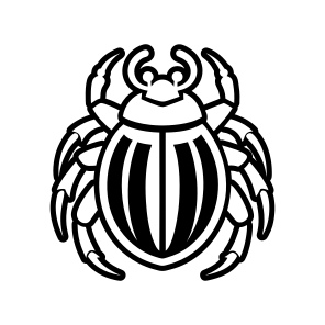 Beetle Mascot, Weevil, Bug, Insect, Creature,icons icon