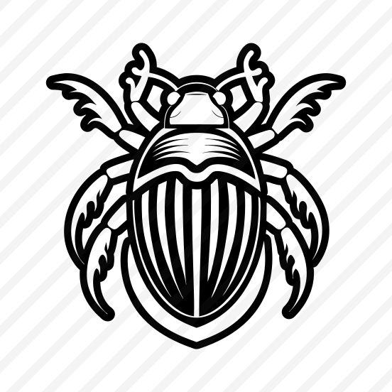 Beetle Mascot, Weevil, Bug, Insect, Creature,vector preview