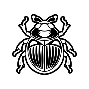 Beetle Symbol, Weevil, Bug, Insect, Creature,simple Icon icon