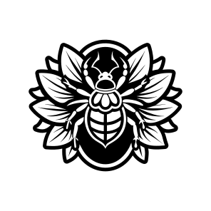 Beetle, Weevil Symbol, Bug, Insect, Creature,vector icon