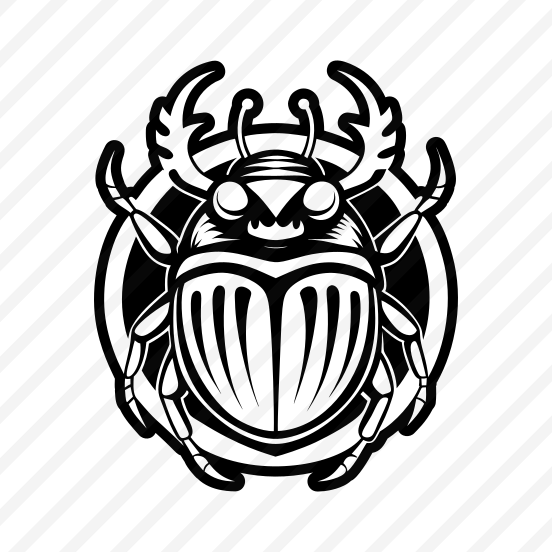 Bug Logo, Beetle, Weevil, Insect, Creature,vector preview