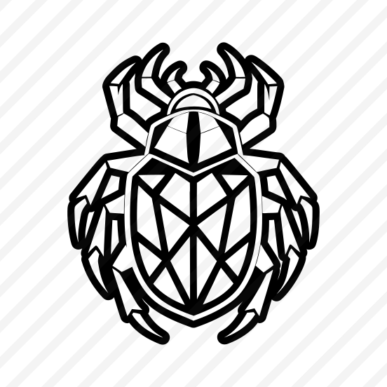 Bug Symbol, Beetle, Weevil, Insect, Creature,vector preview