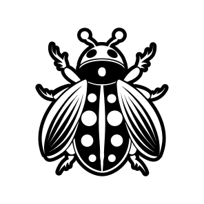 Coleoptera Symbol, Nature, Creature, Specie, Insect,vector icon
