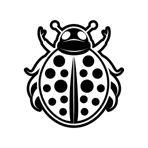 Ladybird Logo, Nature, Creature, Specie, Insect icon