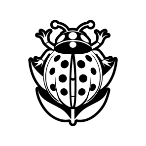 Ladybird Logo, Nature, Creature, Specie, Insect,simple Icon icon