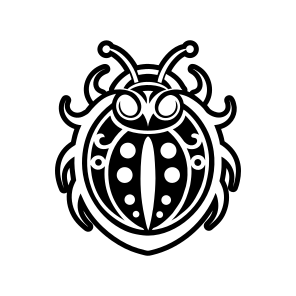 Ladybird Symbol, Nature, Creature, Specie, Insect,vector icon