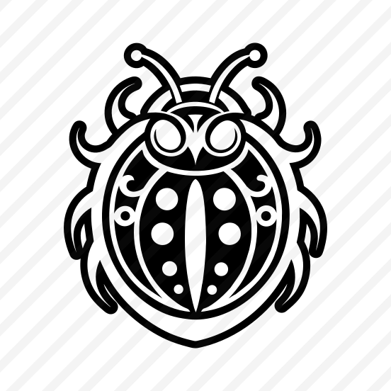 Ladybird Symbol, Nature, Creature, Specie, Insect,vector preview