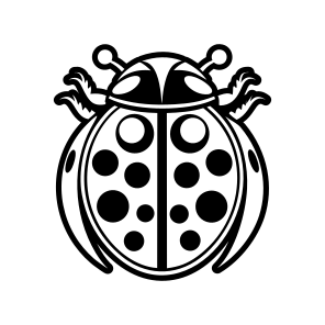 Ladybug Logo, Nature, Creature, Specie, Insect icon