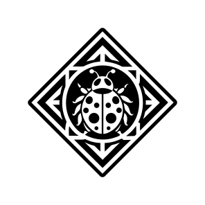 Ladybug Logo, Nature, Creature, Specie, Insect,flat icon