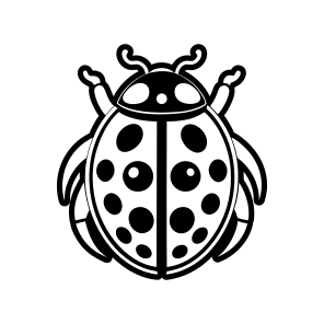 Ladybug Logo, Nature, Creature, Specie, Insect,icons icon