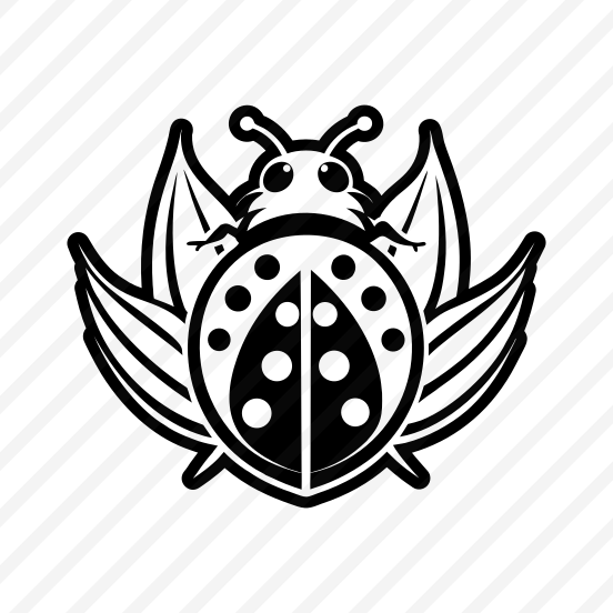Ladybug Logo, Nature, Creature, Specie, Insect,simple Icon preview