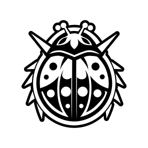 Ladybug Logo, Nature, Creature, Specie, Insect,vector icon
