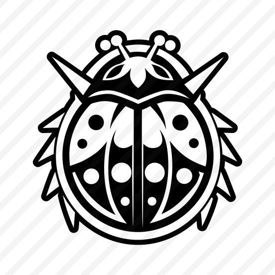 Ladybug Logo, Nature, Creature, Specie, Insect,vector preview