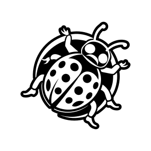Ladybug Symbol, Nature, Creature, Specie, Insect,simple Icon icon