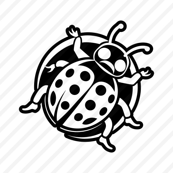 Ladybug Symbol, Nature, Creature, Specie, Insect,simple Icon preview