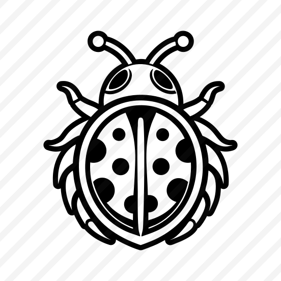 Ladybug Symbol, Nature, Creature, Specie, Insect,vector preview
