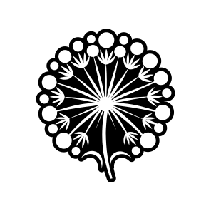 Dandelion Flower, Nature, Pissenlit, Flower, Plant,,vector icon