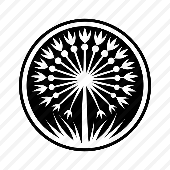 Dandelion Logo, Nature, Pissenlit, Flower, Plant,,icons preview
