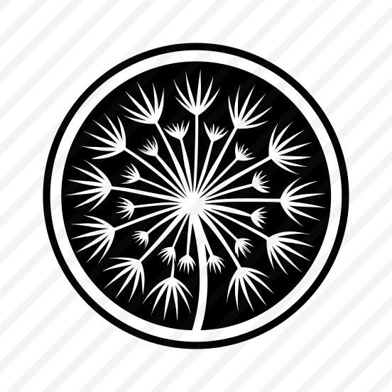 Dandelion Logo, Nature, Pissenlit, Flower, Plant,,vector preview