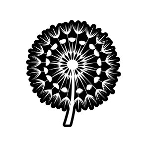 Dandelion, Nature, Pissenlit, Flower, Plant,,simple Icon icon