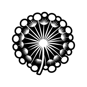 Dandelion, Nature, Pissenlit, Flower, Plant,,vector icon