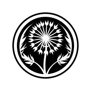 Dandelion Symbol, Nature, Pissenlit, Flower, Plant,,vector icon