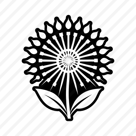 Nature Logo, Dandelion, Pissenlit, Flower, Plant,,vector preview