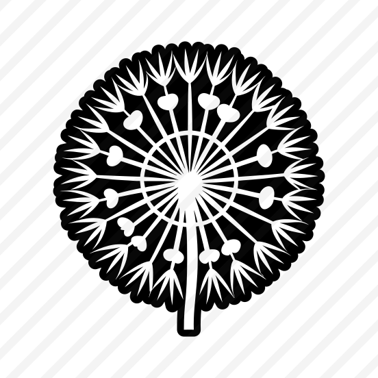 Nature Symbol, Nature, Pissenlit, Flower, Plant,,vector preview