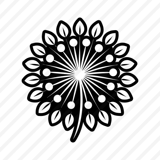 Pissenlit Logo, Nature, Dandelion, Flower, Plant,,simple Icon preview