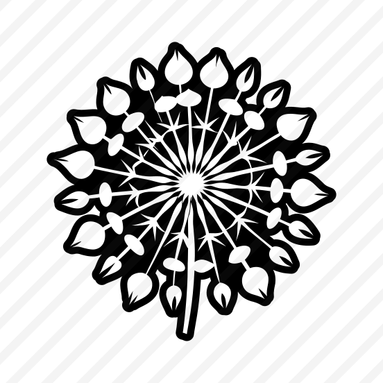 Pissenlit Logo, Nature, Dandelion, Flower, Plant,,vector preview