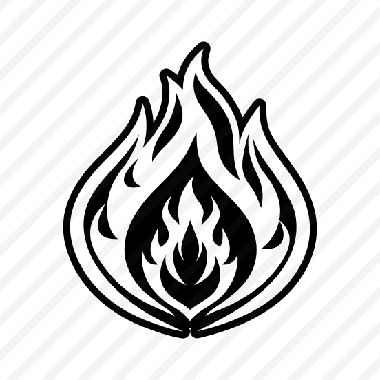 Blaze Symbol, Nature, Flaming, Burning, Illuminance,,flat preview