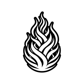Blaze Symbol, Nature, Flaming, Burning, Illuminance,,simple Icon icon