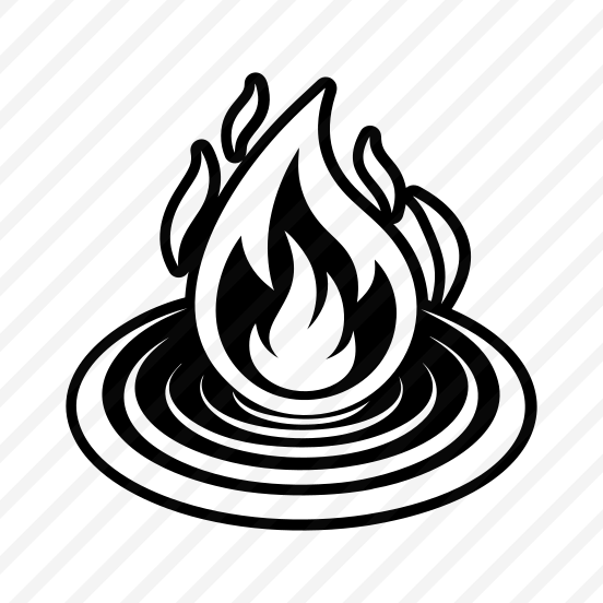 Conflagration Logo, Nature, Flaming, Burning, Illuminance,,flat preview