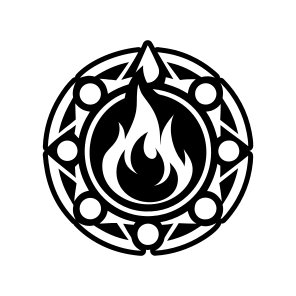 Fire Logo, Nature, Flaming, Burning, Illuminance, icon