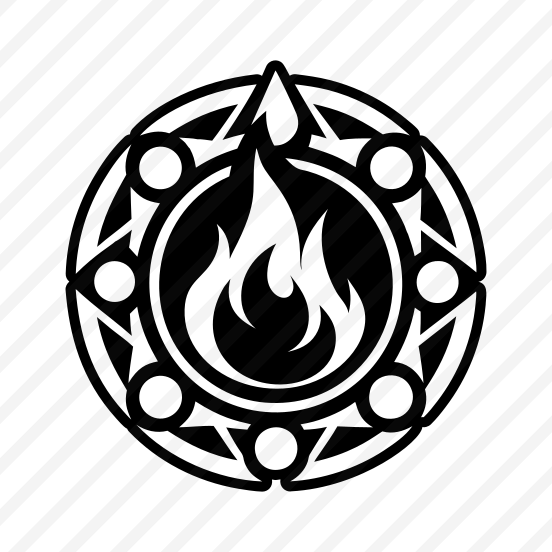 Fire Logo, Nature, Flaming, Burning, Illuminance, preview