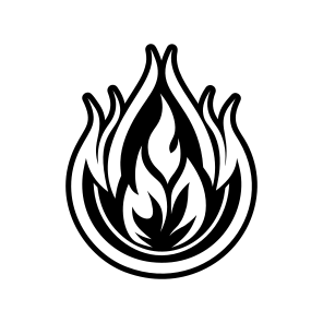 Fire Logo, Nature, Flaming, Burning, Illuminance,,flat icon