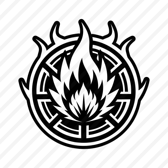 Fire Logo, Nature, Flaming, Burning, Illuminance,,icons preview
