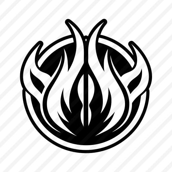 Fire Logo, Nature, Flaming, Burning, Illuminance,,simple Icon preview