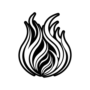 Fire Symbol, Nature, Flaming, Burning, Illuminance, icon