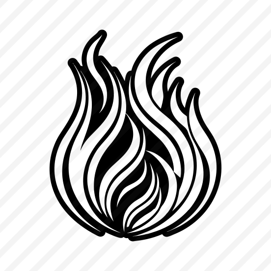 Fire Symbol, Nature, Flaming, Burning, Illuminance, preview