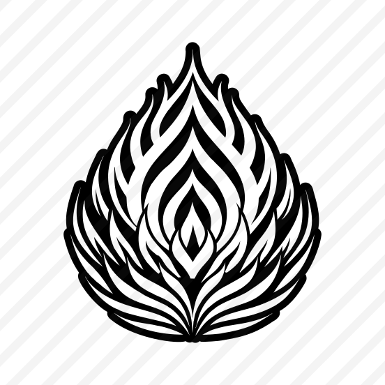 Fire Symbol, Nature, Flaming, Burning, Illuminance,,vector preview
