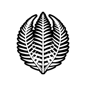 Bracken Symbol, Nature, Plant, Leaf, Bracken,flat icon