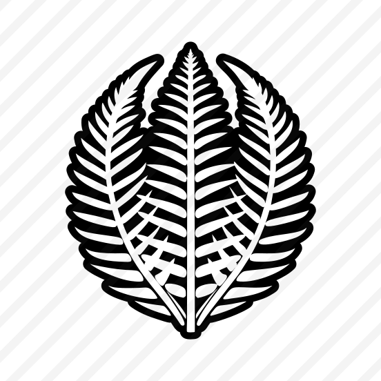 Bracken Symbol, Nature, Plant, Leaf, Bracken,flat preview