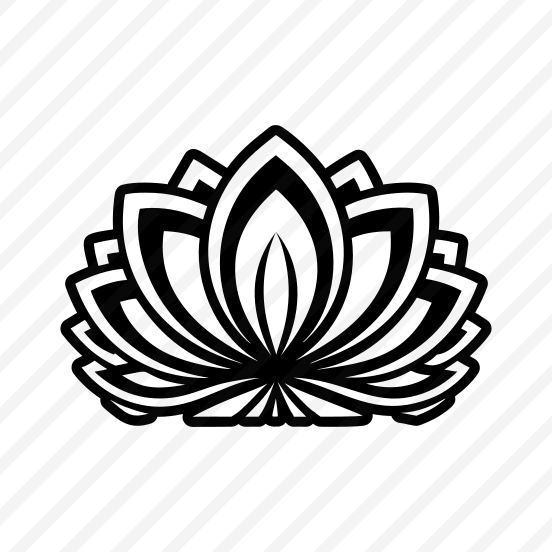 Lotus Symbol, Plant, Nature, Botanical, Flower,,flat preview