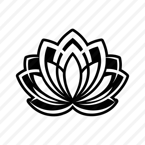 Lotus Symbol, Plant, Nature, Botanical, Flower,,icons preview